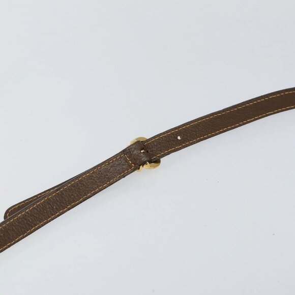 GUCCI GG Supreme Web Sherry Line Bag PVC Beige Gold - Picture 12 of 15